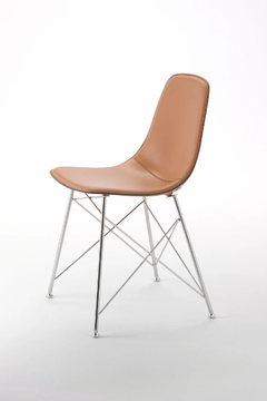 COUPÉ TRC UP - Tanned leather chair by SOFTLINE 1979 - view 3
